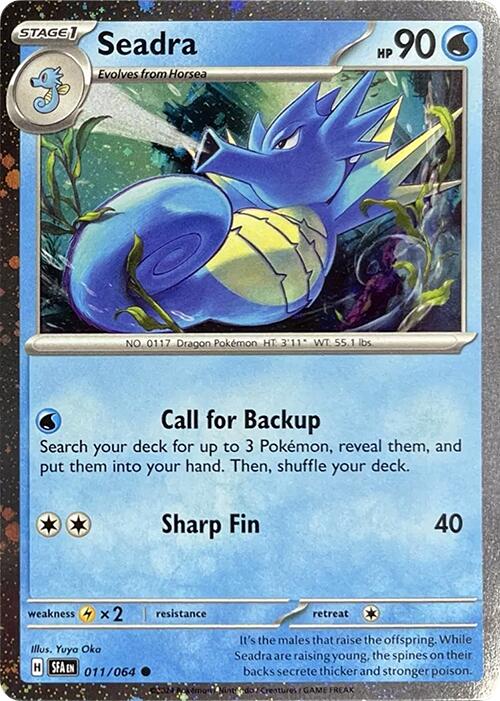 Seadra - 011/064 (Cosmos Holo) - 011/064 (Holo)