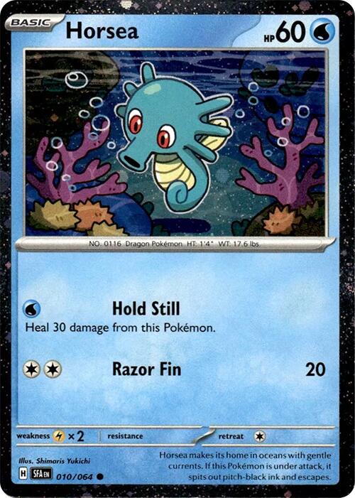 Horsea - 010/064 (Cosmos Holo) - 010/064 (Holo)