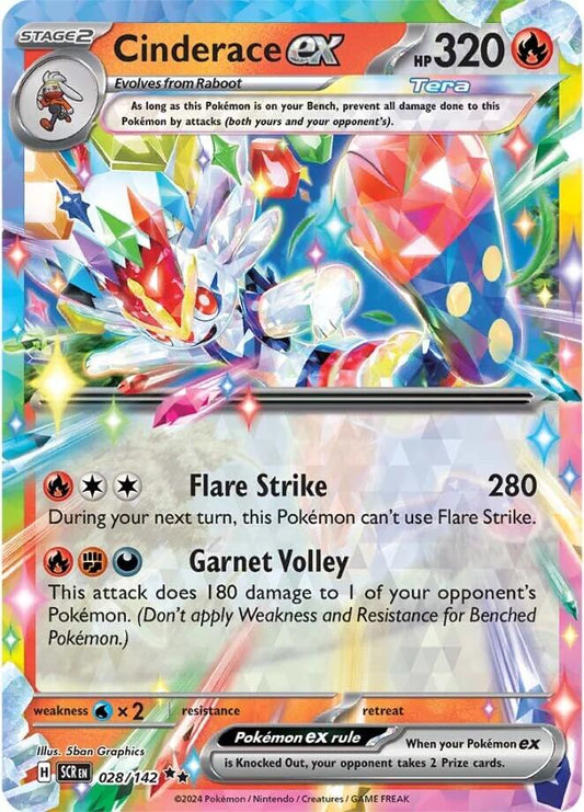 Cinderace ex - 028/142 - 028/142 (Holo)
