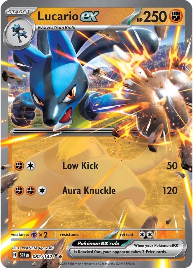 Lucario ex - 082/142 (Holo)