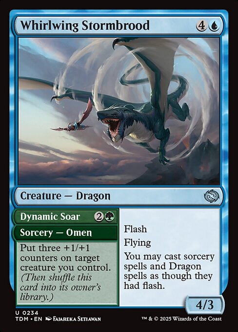 Whirlwing Stormbrood // Dynamic Soar - 234 (Normal) Near Mint_Non-Foil