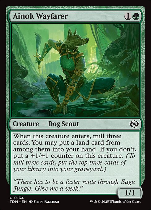 Ainok Wayfarer - 134 (Normal) Near Mint_Non-Foil