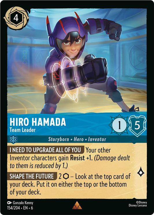 Hiro Hamada - Team Leader - 6 (Normal) Near Mint_Non-Foil