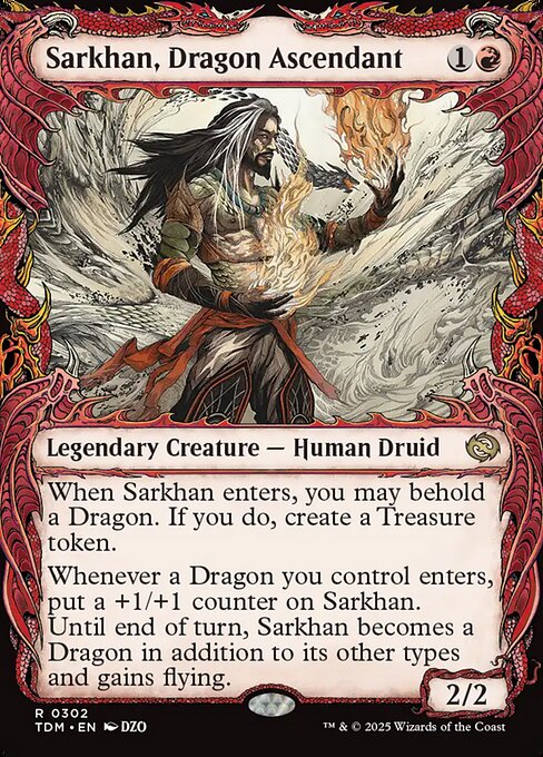 Sarkhan, Dragon Ascendant - 302 (Normal) Near Mint_Non-Foil
