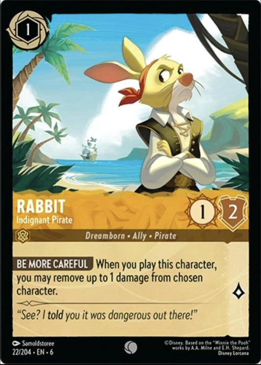 Rabbit - Indignant Pirate - 6 (Normal) Near Mint_Non-Foil
