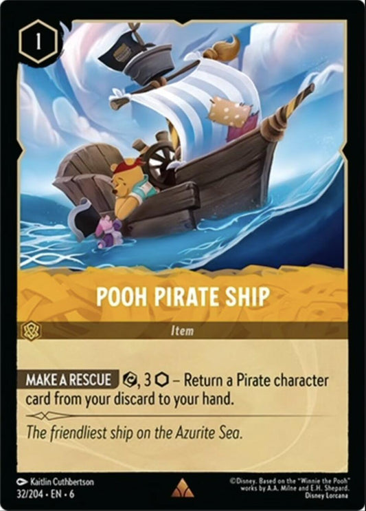 Pooh Pirate Ship - 6 (Normal) Near Mint_Non-Foil