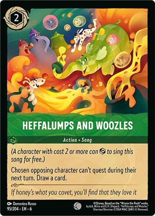 Heffalumps and Woozles - 6 (Foil) Near Mint_Foil