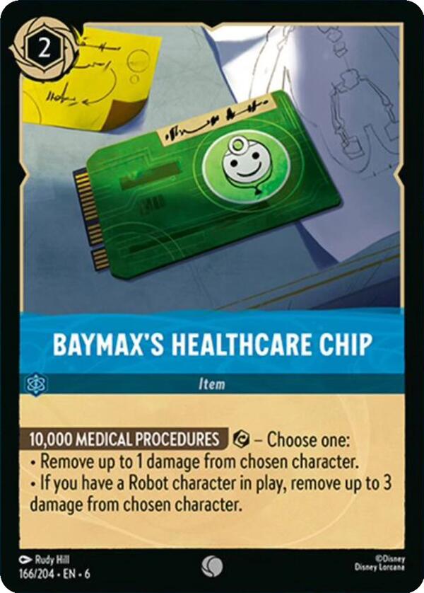 Baymax's Healthcare Chip - 6 (Normal) Near Mint_Non-Foil