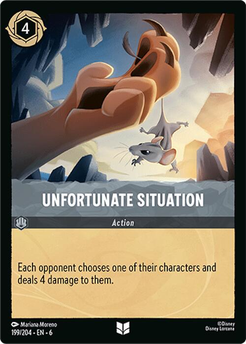 Unfortunate Situation - 6 (Normal) Near Mint_Non-Foil