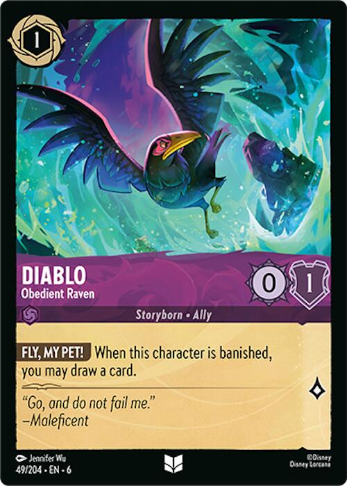 Diablo - Obedient Raven - 6 (Normal) Near Mint_Non-Foil