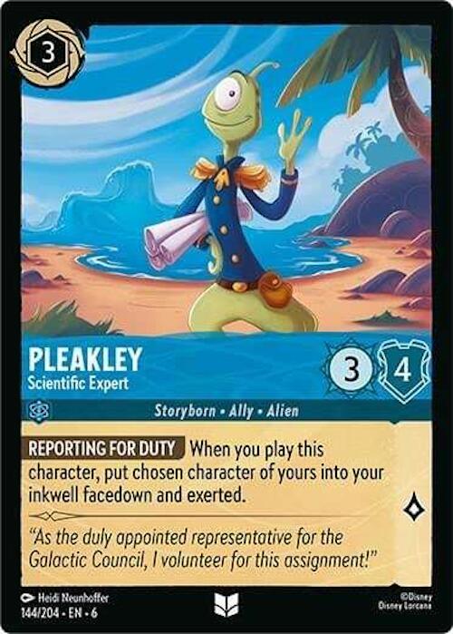 Pleakley - Scientific Expert - 6 (Normal) Near Mint_Non-Foil