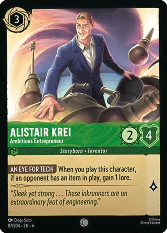 Alistair Krei - Ambitious Entrepreneur - 6 (Normal) Near Mint_Non-Foil