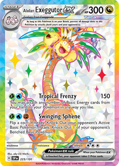Alolan Exeggutor ex - 225/191 - 225/191 (Holo)