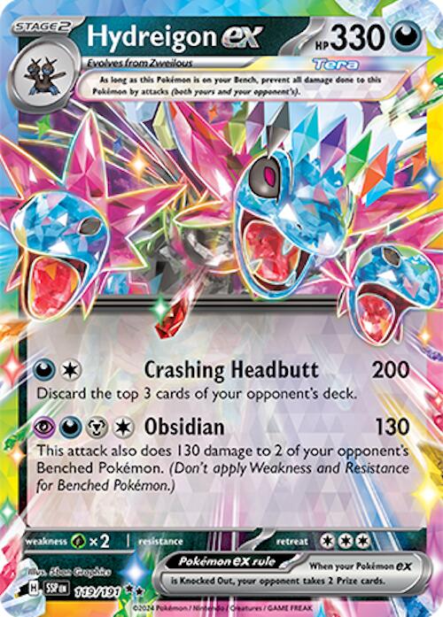 Hydreigon ex - 119/191 (Holofoil) Near Mint_Holofoil