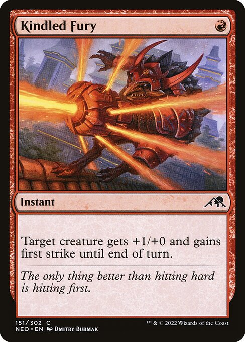Kindled Fury NEO #151 Non-Foil