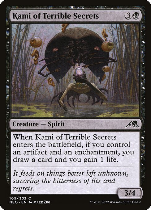 Kami of Terrible Secrets NEO #105 Non-Foil