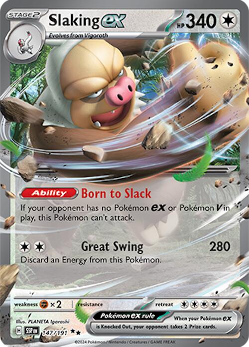 Slaking ex - 147/191 - 147/191 (Holo)