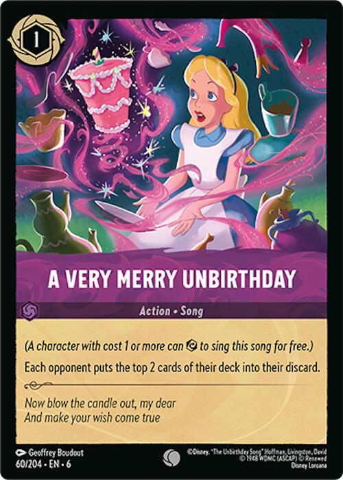 A Very Merry Unbirthday - 6 (Normal) Near Mint_Non-Foil