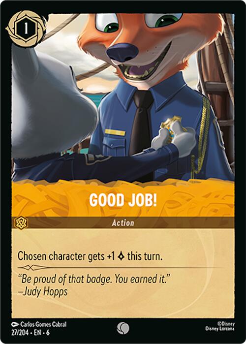 Good Job! - 6 (Normal) Near Mint_Non-Foil