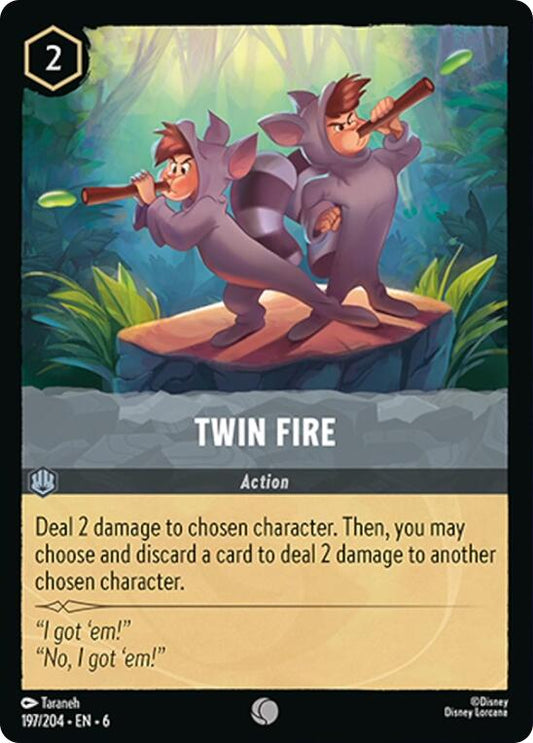 Twin Fire - 6 (Normal) Near Mint_Non-Foil