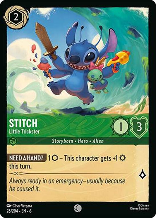 Stitch - Little Trickster - 6 (Foil) Near Mint_Foil