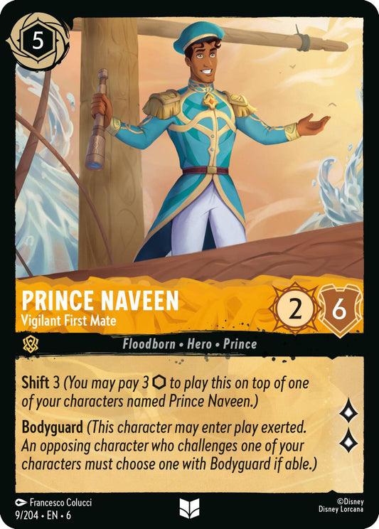Prince Naveen - Vigilant First Mate - 6 (Normal) Near Mint_Non-Foil