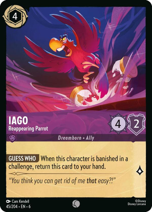 Iago - Reappearing Parrot - 6 (Normal) Near Mint_Non-Foil