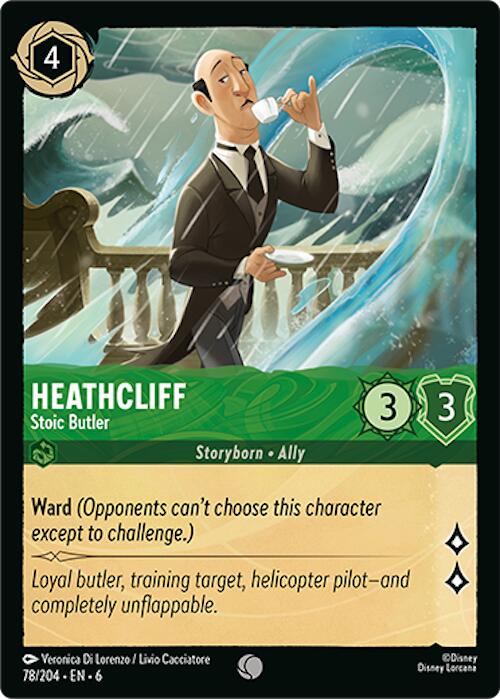 Heathcliff - Stoic Butler - 6 (Normal) Near Mint_Non-Foil