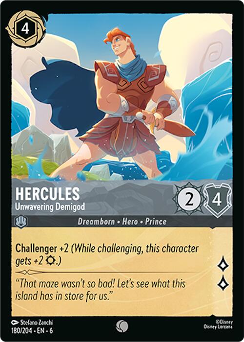Hercules - Unwavering Demigod - 6 (Normal) Near Mint_Non-Foil