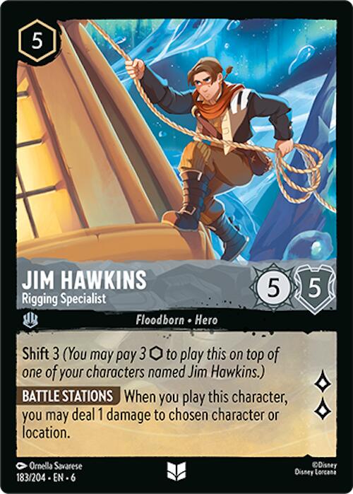 Jim Hawkins - Rigging Specialist - 6 (Normal) Near Mint_Non-Foil