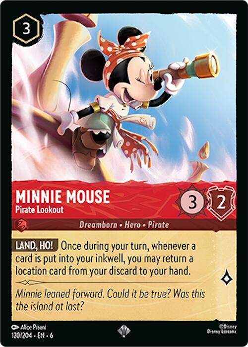 Minnie Mouse - Pirate Lookout - 6 (Foil) Near Mint_Foil