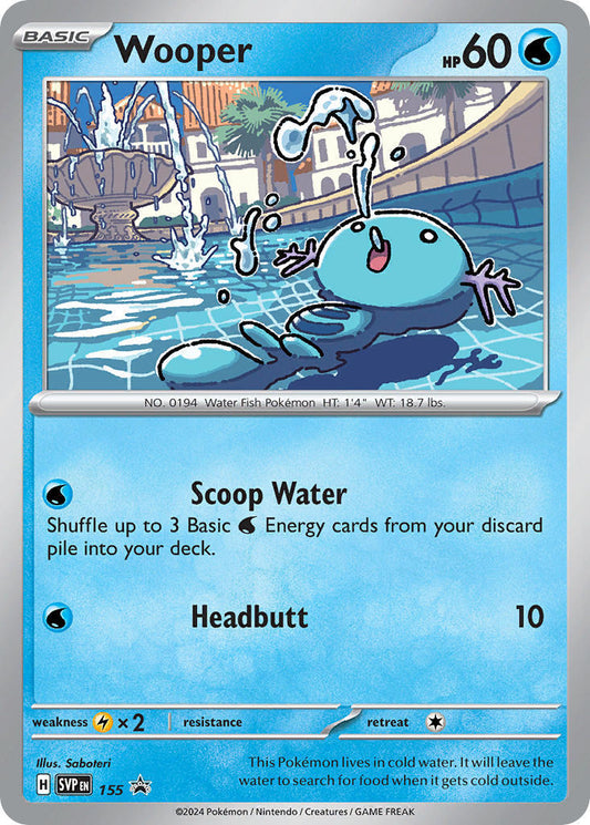 Wooper - 155 - 155 (Holo)