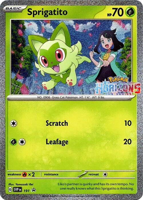 Sprigatito - 191 - 191 (Holo)