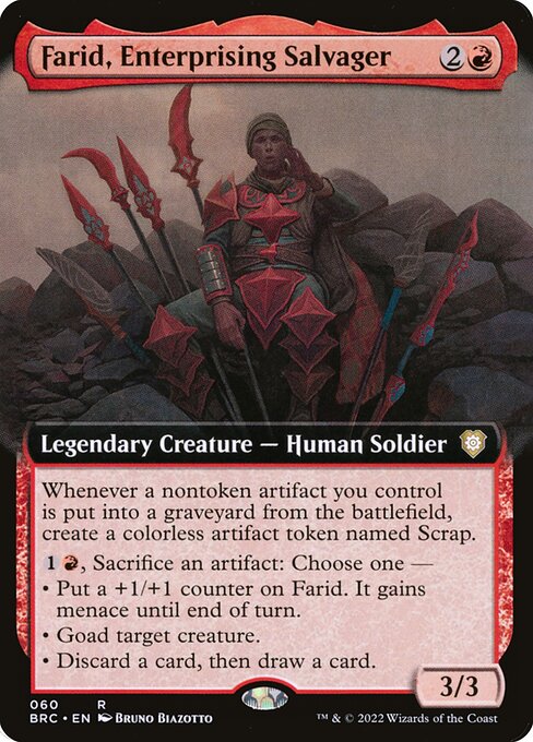 Farid, Enterprising Salvager - 60 (Normal) Near Mint_Non-Foil