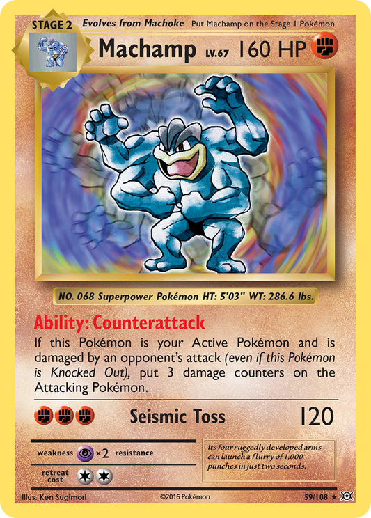 Machamp - 59/108 (Foil) Near Mint_Foil