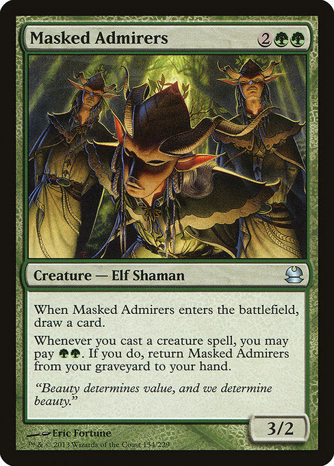 Masked Admirers - 154 (Normal) Near Mint_Non-Foil