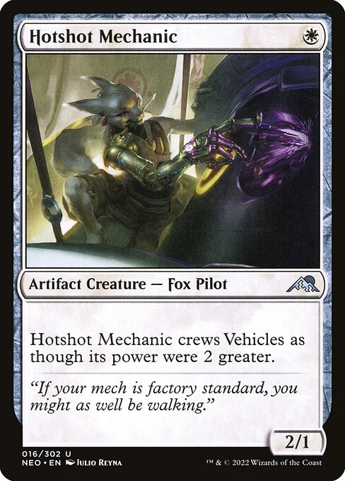 Hotshot Mechanic NEO #16 Non-Foil