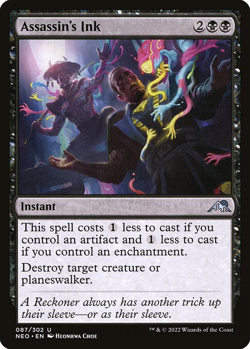 Assassin's Ink NEO #87 Non-Foil