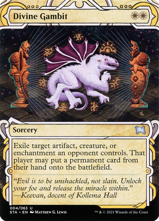 Divine Gambit - 4 (Etched Foil)