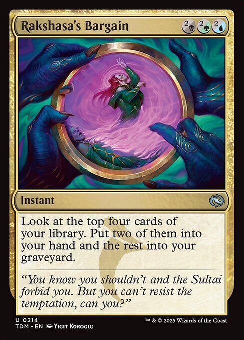 Rakshasa's Bargain - 214 (Normal) Near Mint_Non-Foil
