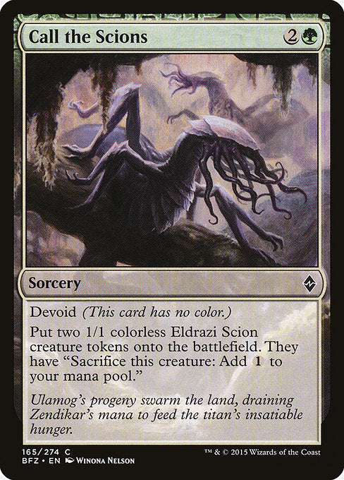 Call the Scions - 165 (Normal) Near Mint_Non-Foil