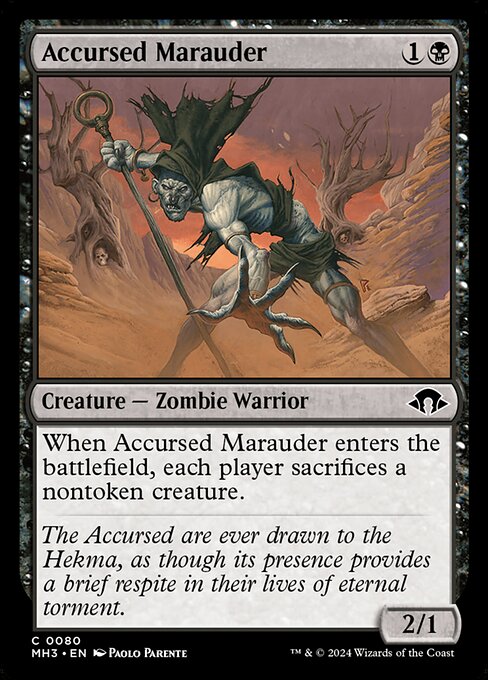 Accursed Marauder - 80 (Normal) Near Mint_Non-Foil