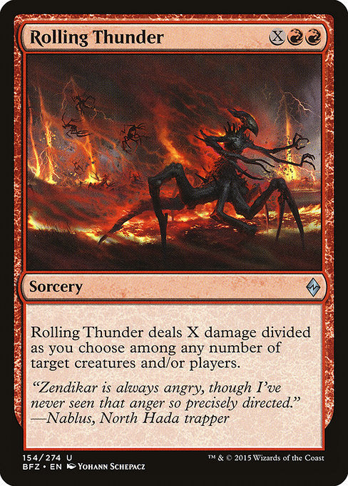 Rolling Thunder - 154 (Normal) Near Mint_Non-Foil