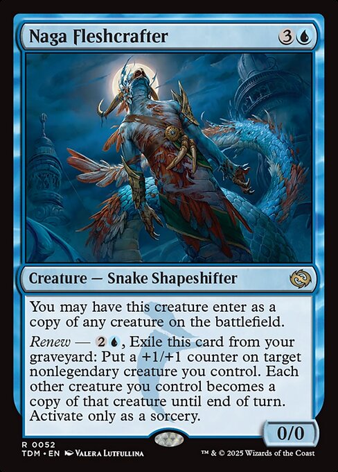 Naga Fleshcrafter - 52 (Normal) Near Mint_Non-Foil