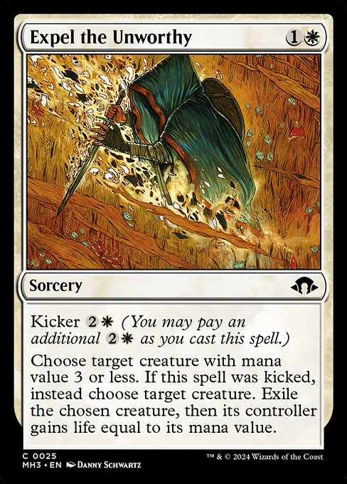 Expel the Unworthy - 25 (Normal) Near Mint_Non-Foil