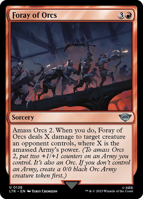 Foray of Orcs - 128 (Normal) Near Mint_Non-Foil