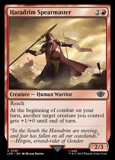 Haradrim Spearmaster - 135 (Normal) Near Mint_Non-Foil