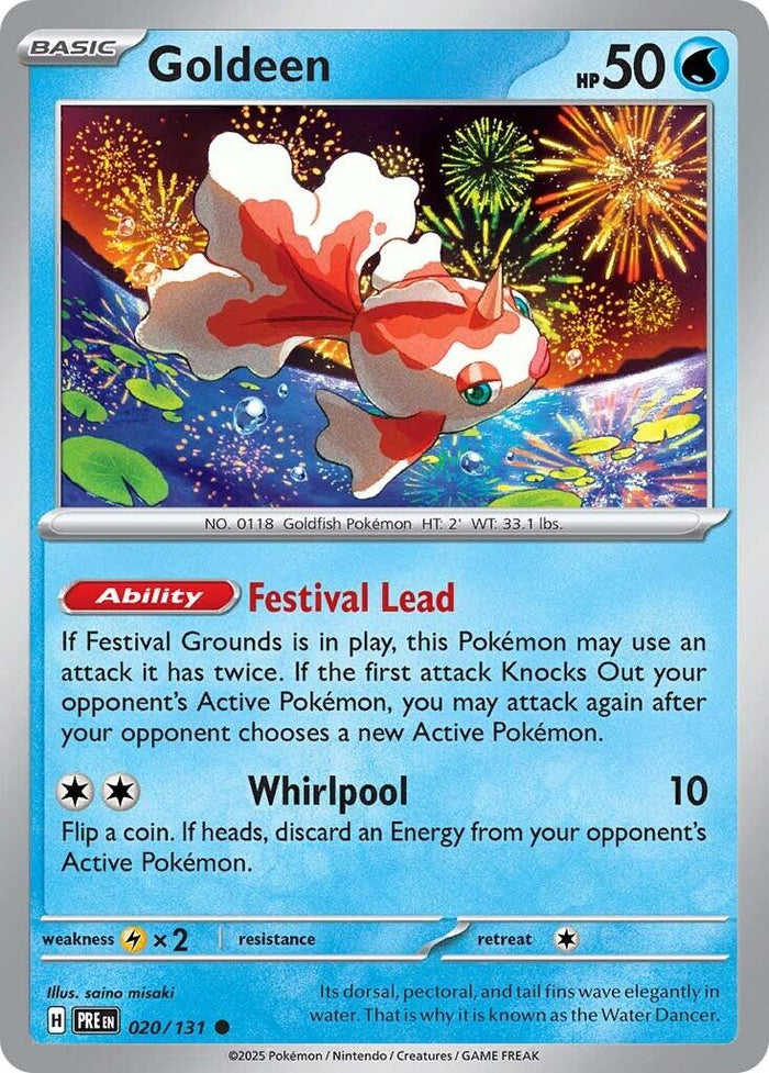 Goldeen - 020/131 (Reverse Holo)