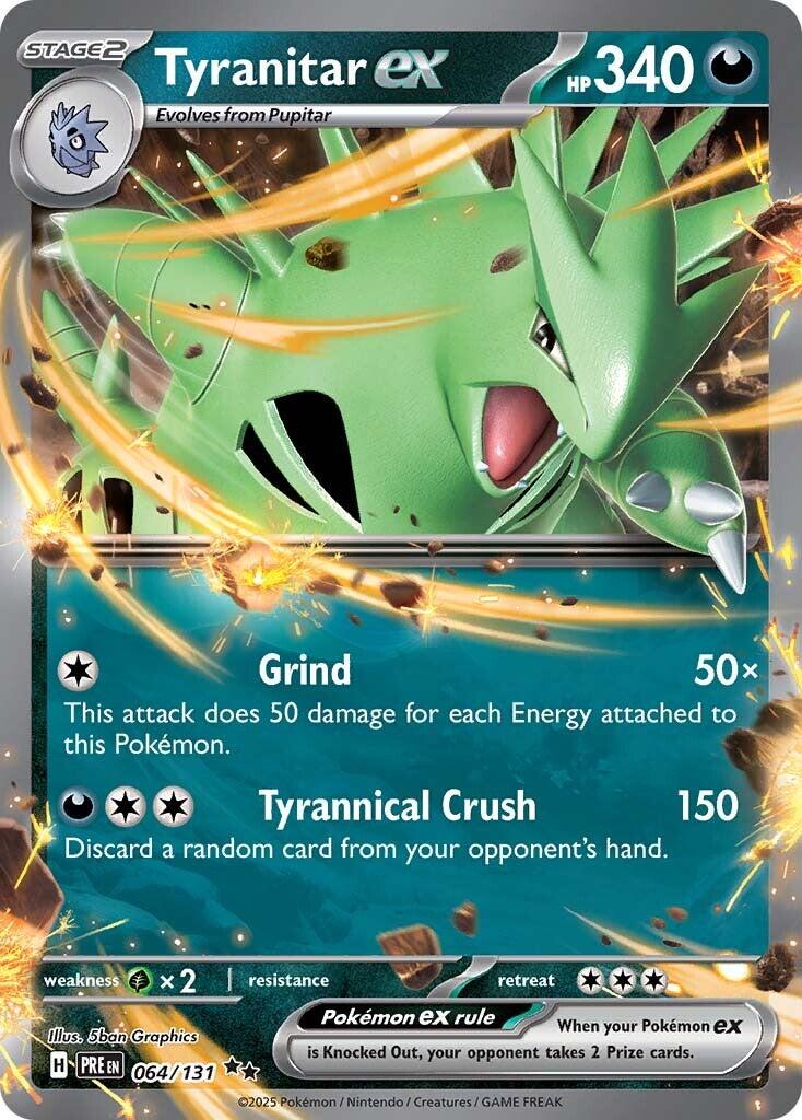 Tyranitar ex – SV: Prismatic Evolutions