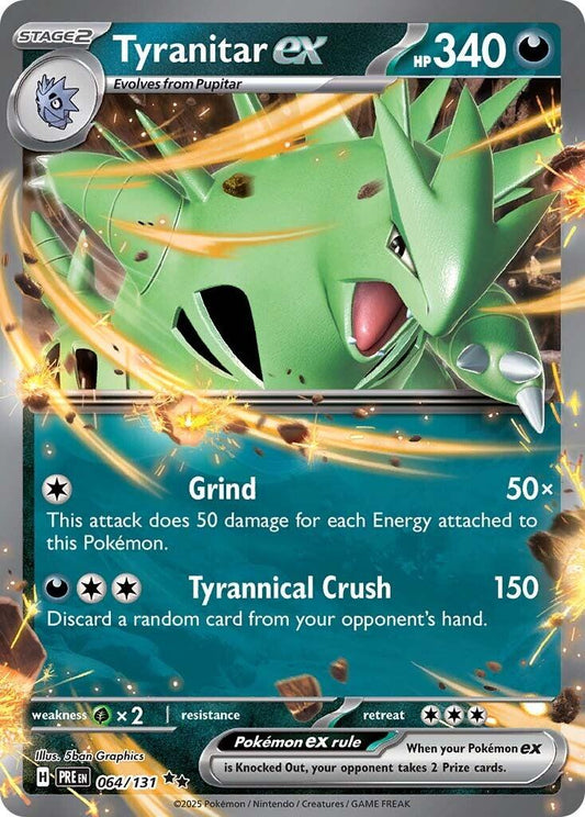 Tyranitar ex – SV: Prismatic Evolutions